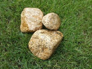 Yellow granite pebbles - 3