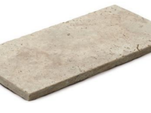 Travertinová dlažba Classico pískovaný, špachtlovaný povrch – 60×60 cm - 1
